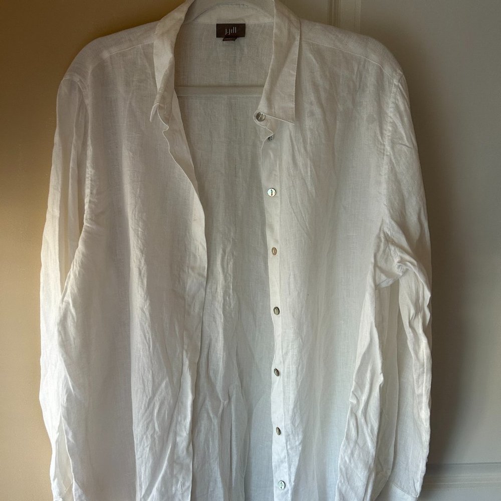 j Jill Linen Button Down